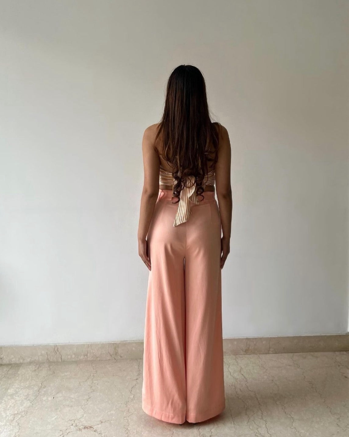 Trousers with slits