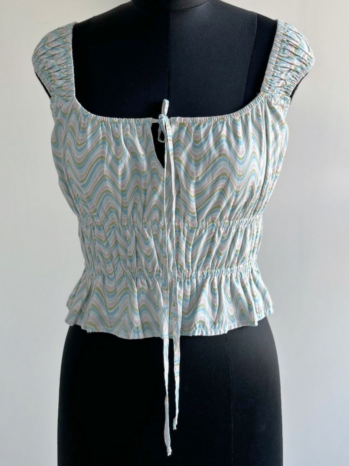Beautiful Smocked Top in Cotton by A m e r i c a n E a g l e