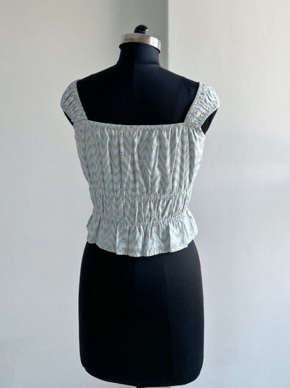 Beautiful Smocked Top in Cotton by A m e r i c a n E a g l e