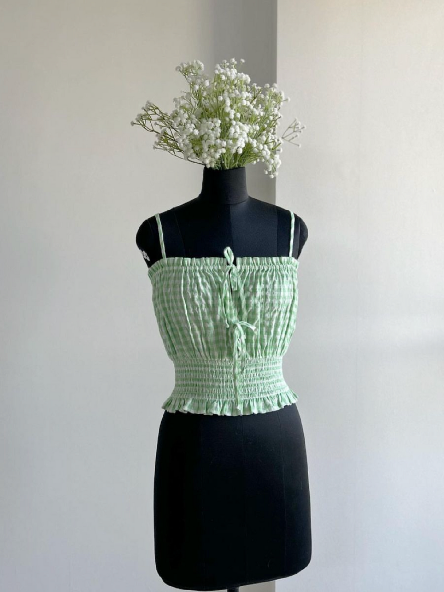 Cute GinghamTop in Cotton by T o p s h o p