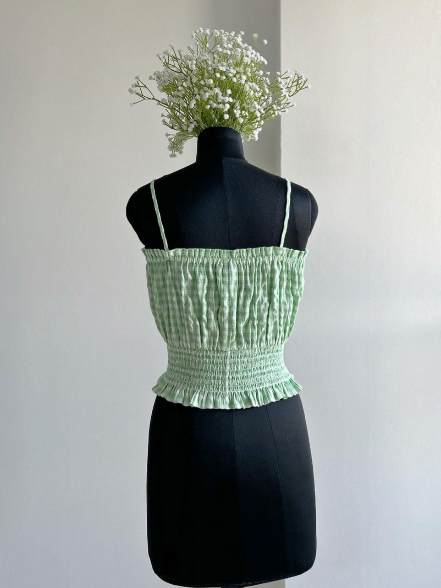 Cute GinghamTop in Cotton by T o p s h o p