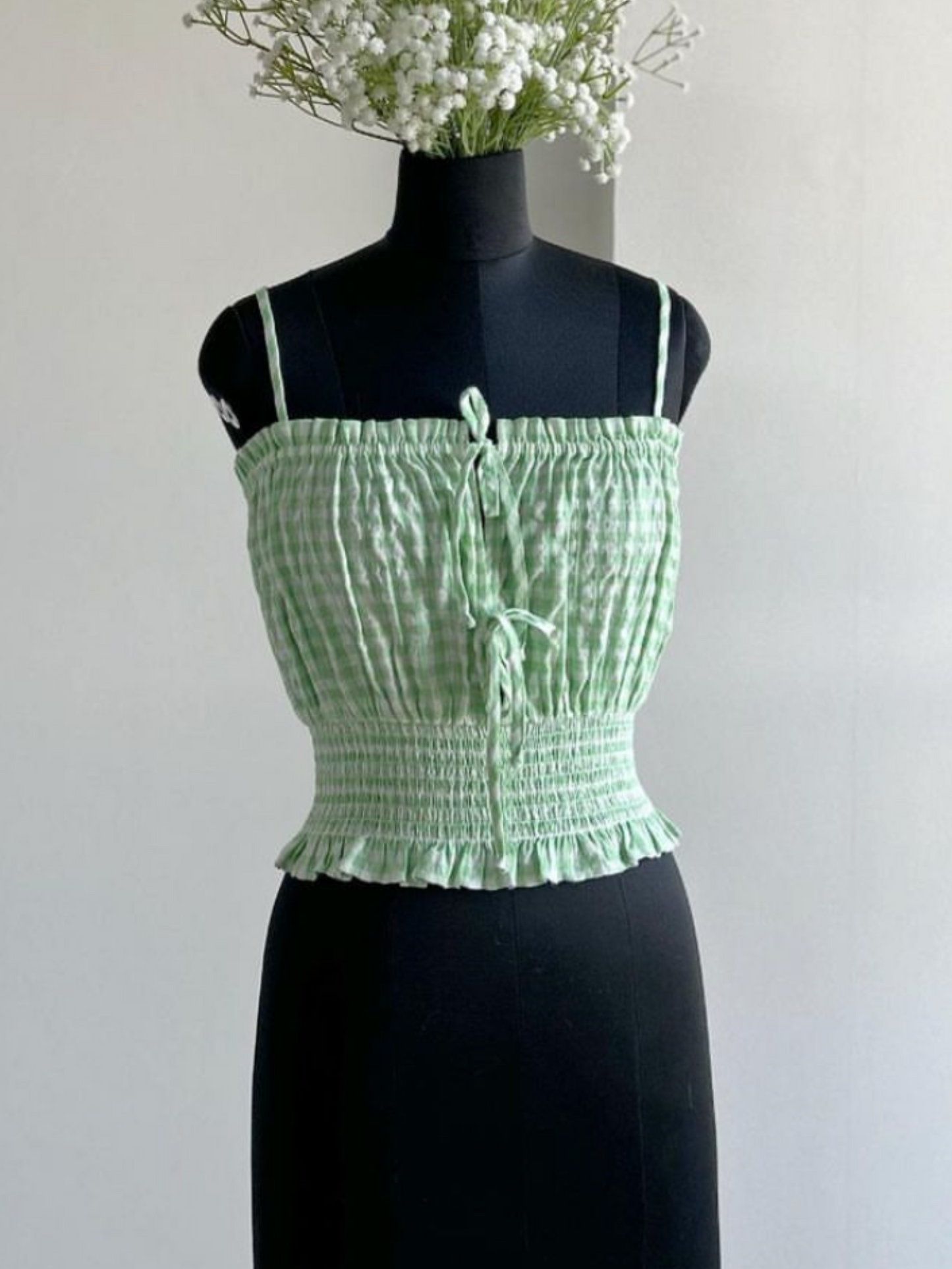 Cute GinghamTop in Cotton by T o p s h o p