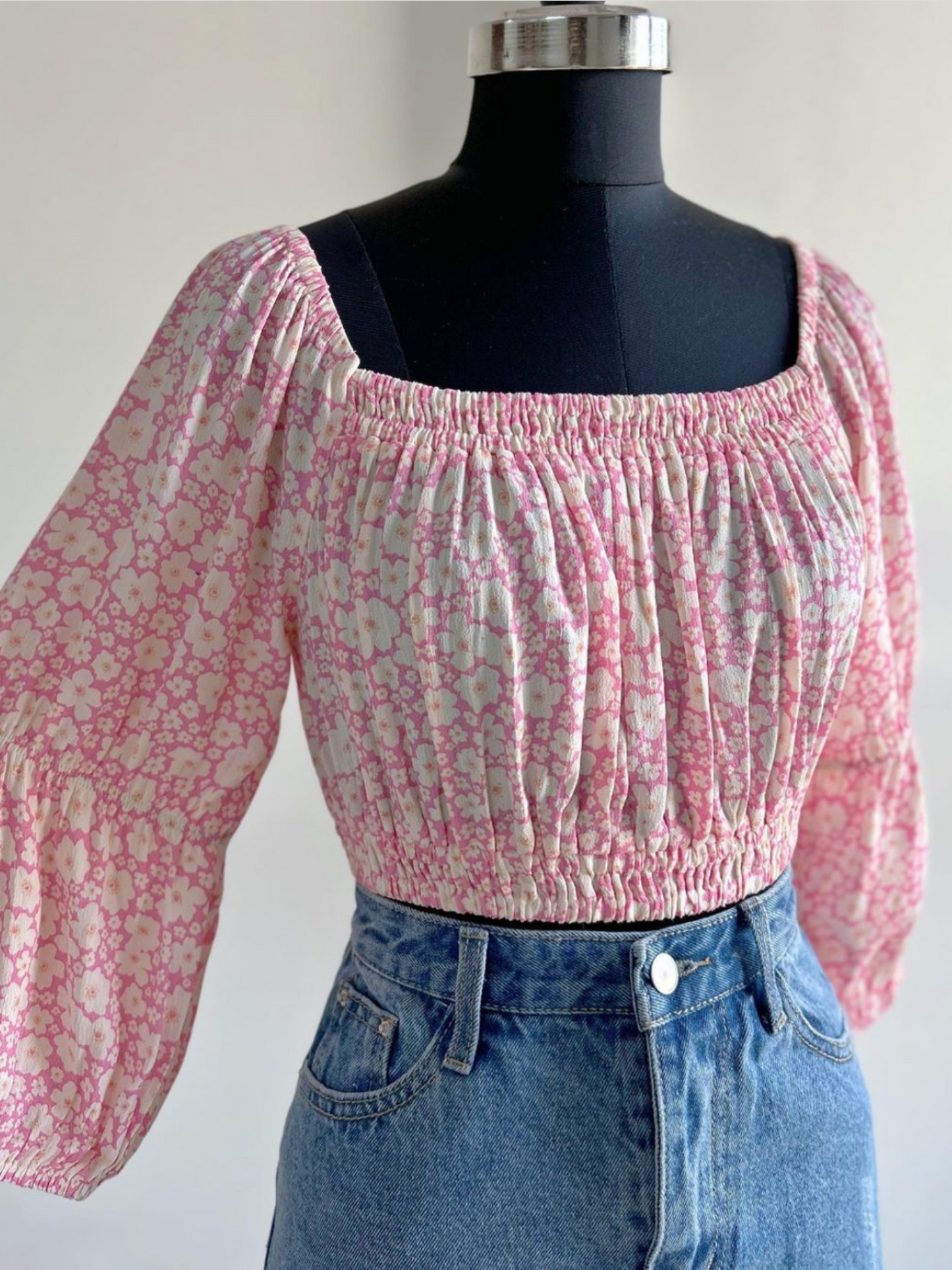 Beautiful Pink Floral Top by C o t t o n O n
