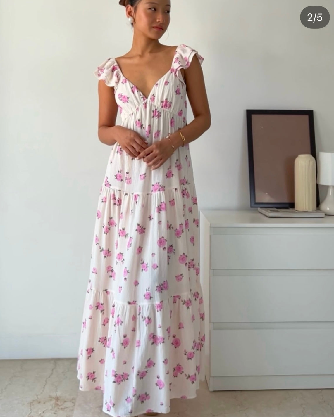 Coquette Core Dress in Cotton