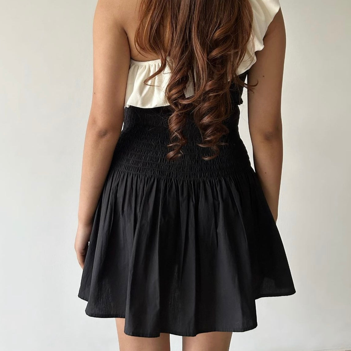 Smocked Skirt | Tube Dress in Cotton Poplin by

N e w L o o k