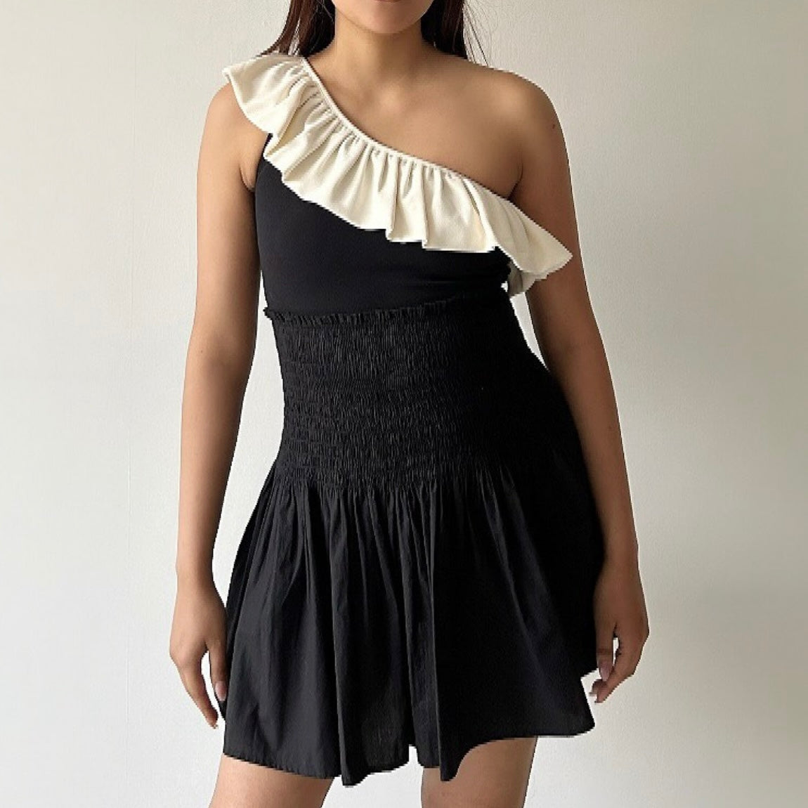 Smocked Skirt | Tube Dress in Cotton Poplin by

N e w L o o k