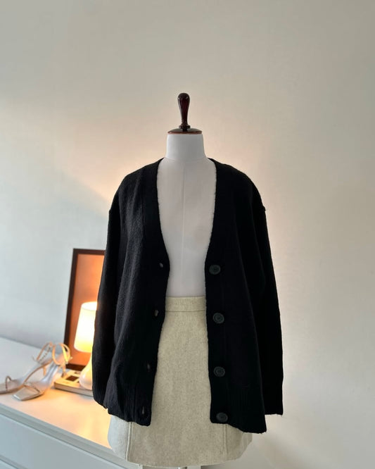 Unisex Timeless Soft Cardigan in Black
From N e w L o o k