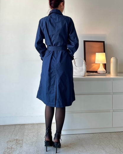 Blue Haze Luxe Trench