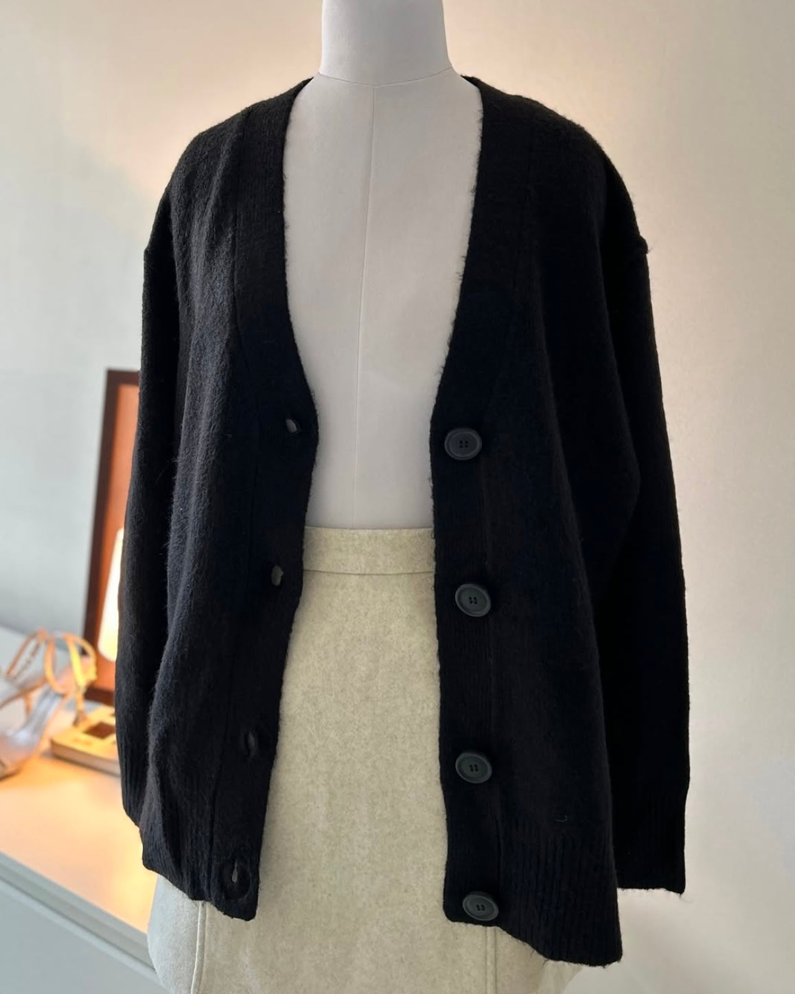 Unisex Timeless Soft Cardigan in Black
From N e w L o o k