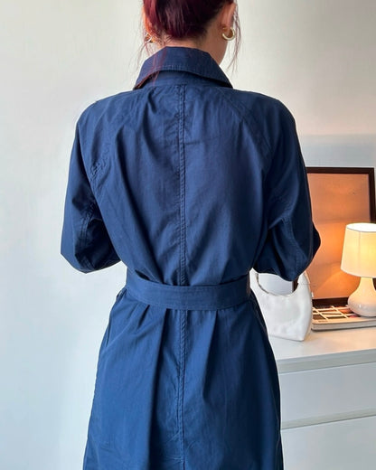 Blue Haze Luxe Trench