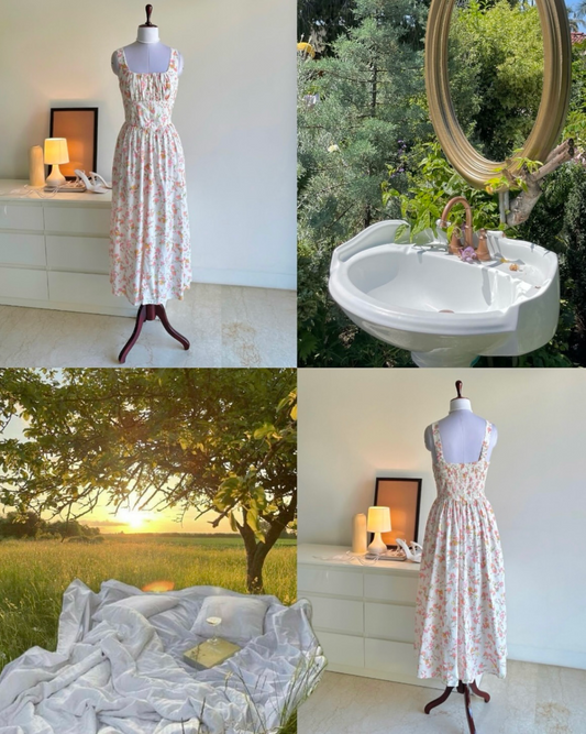 The dress of our dreams 🍋 
Pinteresty Coquette Core Dress in Cotton