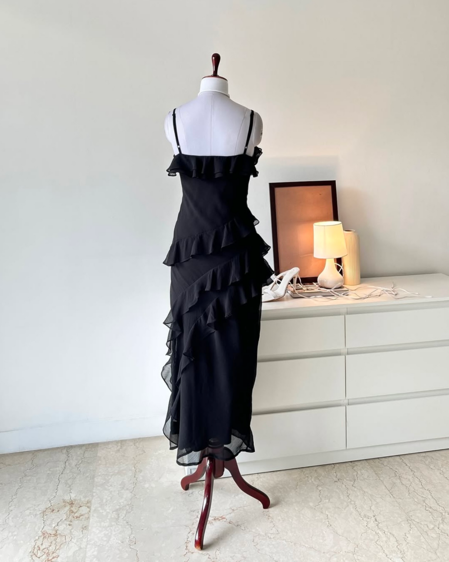 Black Frills Dress by 
N e v e r F u l l y D r e s s e d🌹