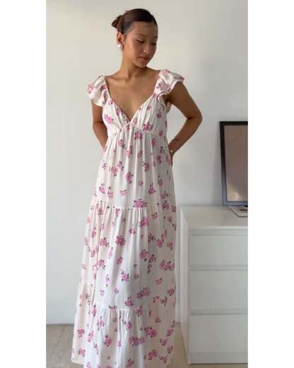 Coquette Core Dress in Cotton