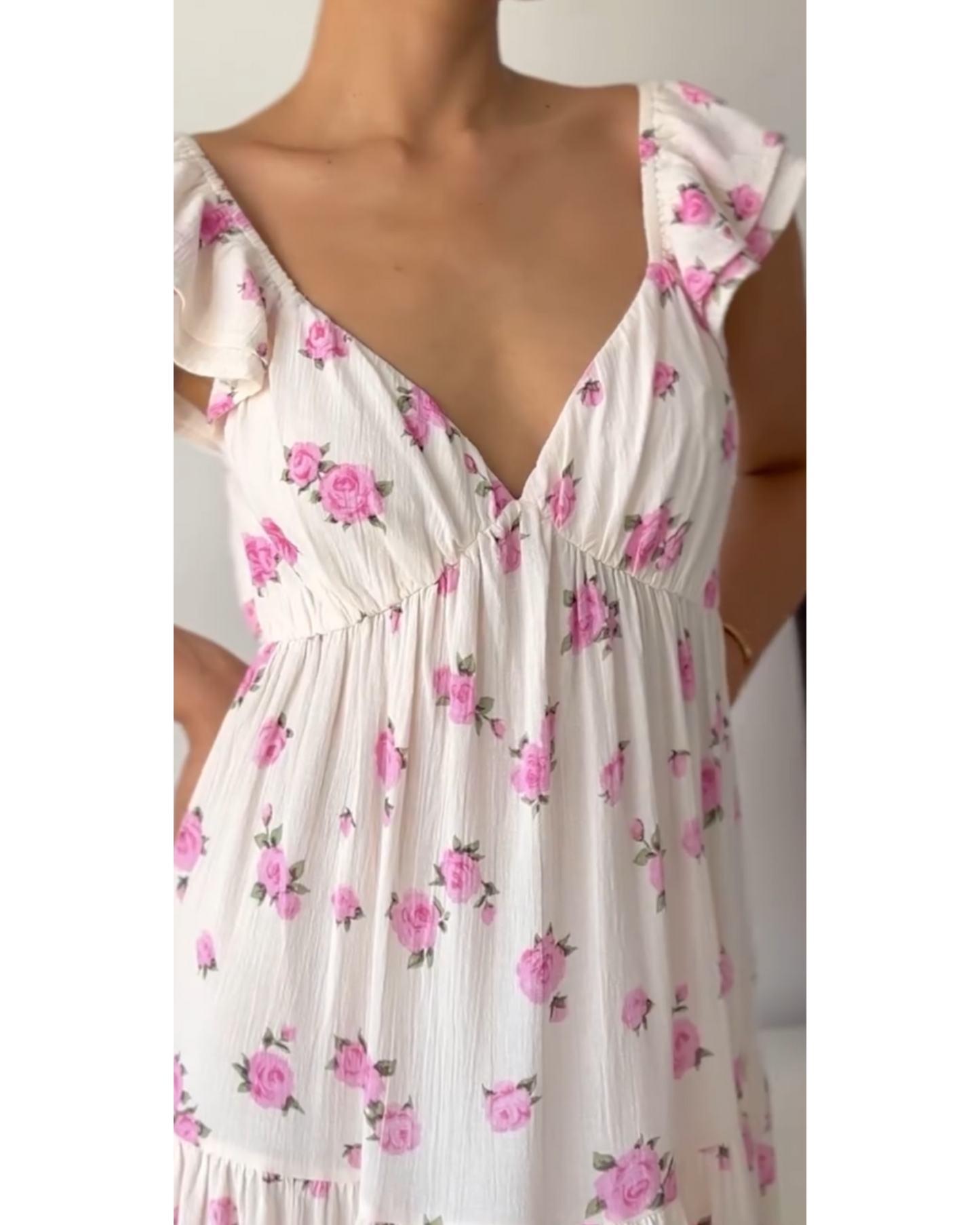 Coquette Core Dress in Cotton