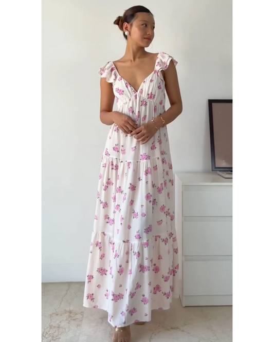 Coquette Core Dress in Cotton
